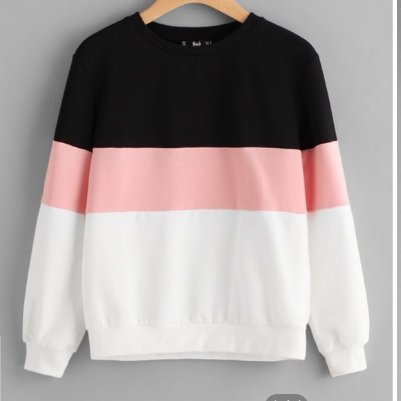 SHEIN Tops - SHEIN Cut and Sew Pullover